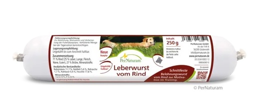 [PN323019] PerNaturam Leberwurst vom Rind 250g