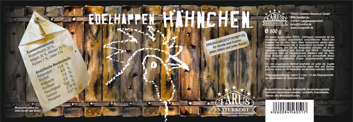 [P0008103] Tarus Edelhappen Hähnchen 800g pur - Reinfleischdose