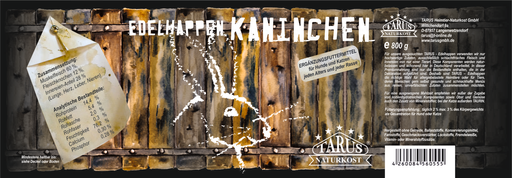 [P0008126] Tarus Edelhappen Kaninchen 800g pur - Reinfleischdose
