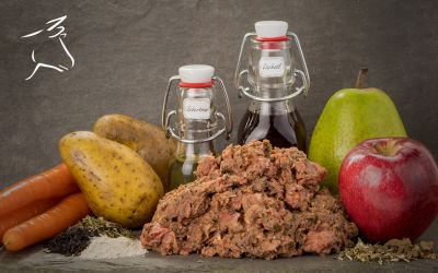 [Bel4060] BARF Renal Rindfleisch 500g - Komplettmenü für Nierenkranke Hunde - Phosphatreduziert