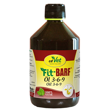[P0008210] cdVet Fit-BARF Öl 3-6-9 500ml