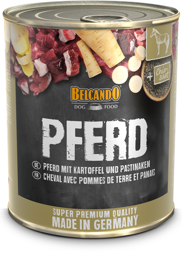 [P0008252] BELCANDO® Dose 800g Pferd mit Kartoffel & Pastinaken