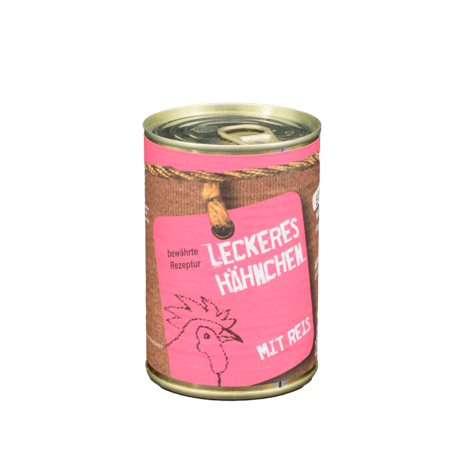 [P0008273] Tarus Naturkost Katze - Hähnchen mit Reis 400g - Menü für Katzen