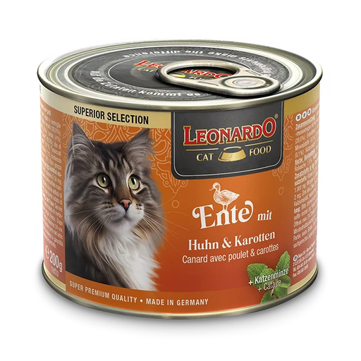 [P0008347] LEONARDO® Dose Superior Ente mit Huhn & Karotten 200g