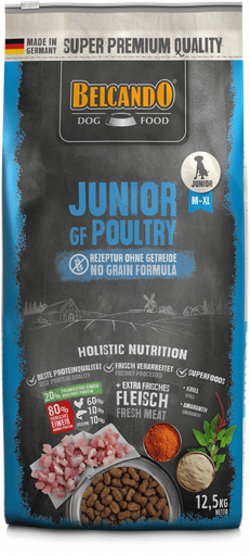 [P0008401] BELCANDO® Trockenfutter Junior GF Poultry 12,5kg für Junior Hunde