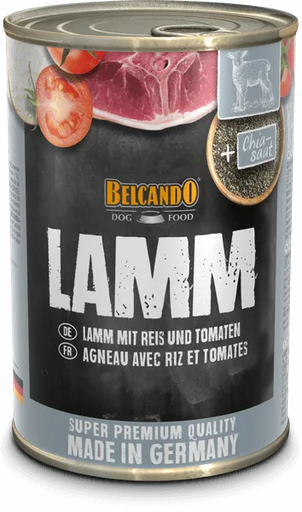 [P0008450] BELCANDO® Dose 400g Lamm mit Reis & Tomaten