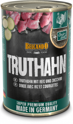[P0008453] BELCANDO® Dose 400g Truthahn mit Reis & Zucchini