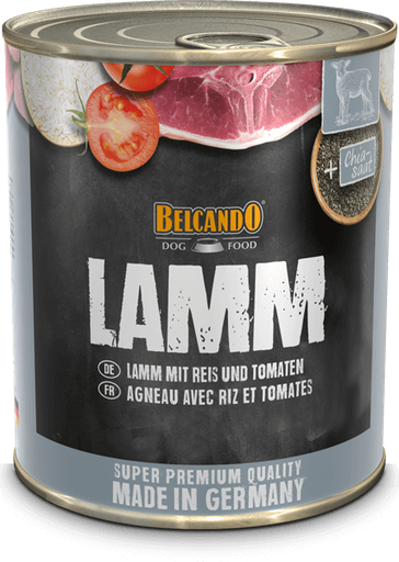 [P0008455] BELCANDO® Dose 800g Lamm mit Reis & Tomaten