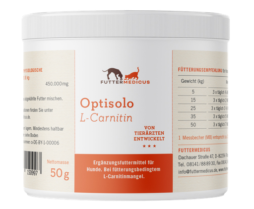 [P0009161] Futtermedicus Optisolo L-Carnitin 50g