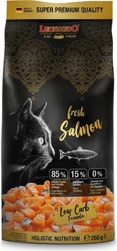 [P0009167] LEONARDO® Trockenfutter - fresh Salmon 250g - Lachs, Getreidefrei