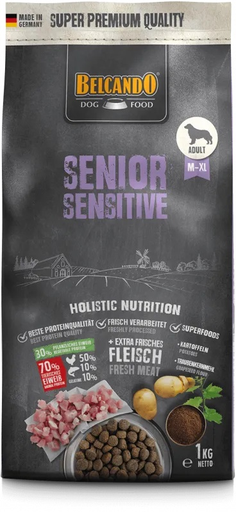 [P0001268] BELCANDO® Trockenfutter Senior Sensitiv - 1kg für ältere Hunde